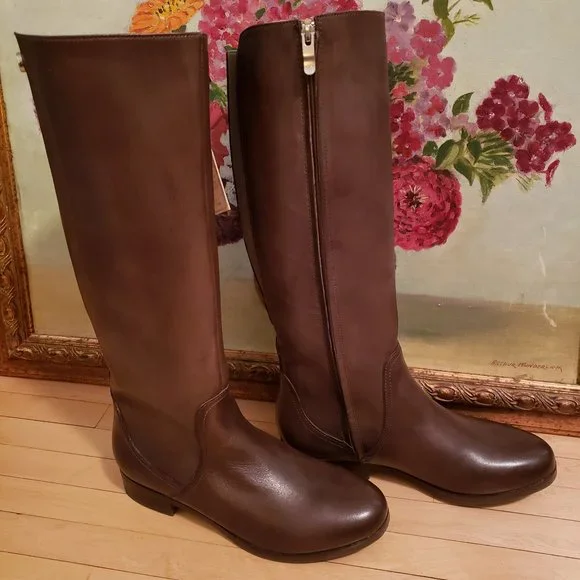 bussola | Shoes | Nwt Bussola Lyon Leather Riding Boots Eu  display picture 1